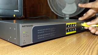 Netgear ProSafe Plus JGS516PE with PoE [upl. by Elwee]