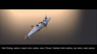 MIGALOO  Private submersible yacht by motion code blue [upl. by Aynuat]