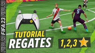 FIFA 23  REGATES MÁS EFECTIVOS  1 2 y 3⭐FILIGRANAS  TUTORIAL🎮✅ [upl. by Schiff]