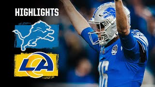 Detroit Lions win a playoff THRILLER vs Los Angeles Rams  2023 NFC Wild Card Round [upl. by Airemahs]