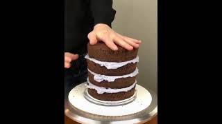 Fault line cake decorating video tutorial [upl. by Aihtibat]