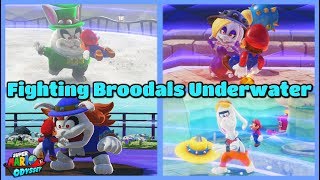 What If You Fight All Broodals UNDERWATER  Super Mario Odyssey [upl. by Dannye]