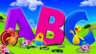 The ABC Song  Kindergarten Nursery Rhymes for Children by Farmees [upl. by Eatnod]