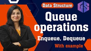 Lec47 Enqueue Dequeue amp other Operations on Queue  Data Structure [upl. by Johnstone]