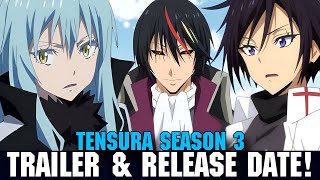 THAT TIME I GOT REINCARNATED AS A SLIME SEASON 3 RELEASE DATE AND TRAILER Tensura Season 3 [upl. by Balf]