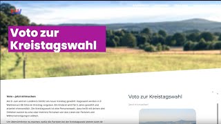 LK Görlitz WahlApp „Voto“ zur Hilfe bei Kreistagswahl  LAUSITZWELLE [upl. by Eletnahs561]