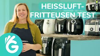 Heißluftfritteusen Test – 10 Fritteusen im Vergleich digital und analog [upl. by Ongineb]