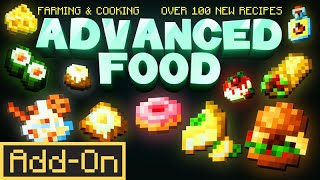 Advanced Food  Minecraft Marketplace Addon  Showcase [upl. by Coombs]