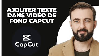 Comment Ajouter Du Texte Dans Une Vidéo En ArrièrePlan Sur Capcut Facile [upl. by Sella239]