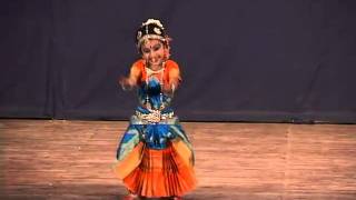 AnanyaKurupBharatNatyamperformance at the age of 4  part 1 mp4 [upl. by Eonak]