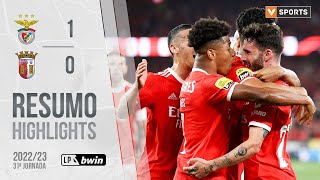 Highlights  Resumo Benfica 10 SC Braga Liga 2223 31 [upl. by Keenan]