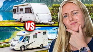 Wohnmobil vs Wohnwagen  Und der klare Gewinner ist 🤐 [upl. by Tiphanie790]