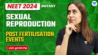 Sexual Reproduction  Post Fertilisation Events  Botany  By Swati Batra Maam [upl. by Tenom701]