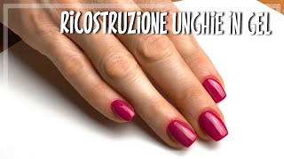 RICOSTRUZIONE UNGHIE IN GEL SUPER SEMPLICE 💅🏻 [upl. by Drofnas]