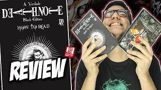 Review DEATH NOTE  HOW TO READ  DATABOOK OFICIAL EM FORMATO BLACK EDITION [upl. by Dey489]