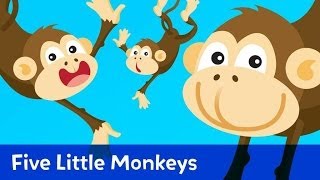 SingALong Five Little Monkeys read by Alex McCord and Simon van Kempen [upl. by Timus125]