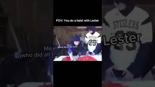 POV Doing a Heist with Lester 😂 [upl. by Aleahc]