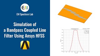 HFSS Tutorial – Simulation of a Bandpass Coupled Line Filter [upl. by Nagaet]