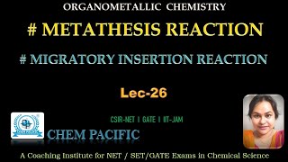 METATHESIS REACTION I Lec26 l Organometallic Chemistry I CSIRNET l GATE l IITJAM I [upl. by Adalbert127]