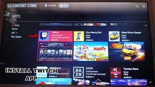 Install Twitch App in LG Smart TV [upl. by Trinity]