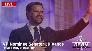 LIVE REPLAY Vice Presidential Nominee JD Vance Holds a Rally in Reno Nevada  73024 [upl. by Aloap]