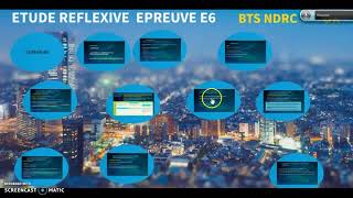 étude réflexive BTS NDRC E6 [upl. by Llewkcor]