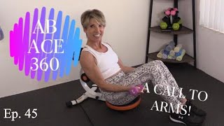 AB ACE 360 WORKOUT  Focus on Toning the ARMS  Get Fit With Judy [upl. by Nevek]