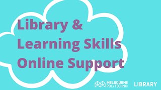 Library amp Learning Skills Online Support [upl. by Constanta]