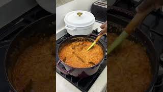 BEEF JOLLOF RICE cooking food youtubeshorts youtubechamps [upl. by Lerat]