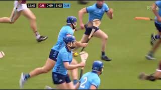 COLM LYONS MOMENT OF MADNESS  DAITHI BURKE SENDING OFF  GALWAY V DUBLIN  2024 LEINSTER HURLING [upl. by Manson]