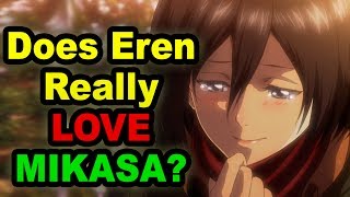 Does Eren Love Mikasa Mikasaʼs Confession  Attack on Titan Season 2 Finale [upl. by Mingche]