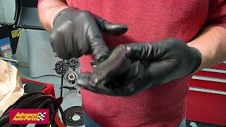 How to Replace Ford F150 Front Brake Calipers  Advance Auto Parts [upl. by Adnawt]