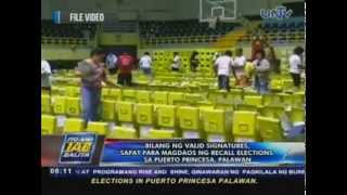 Bilang ng valid signatures sapat para magdaos ng recall elections sa Puerto Princesa Palawan [upl. by Sirdna]