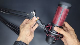 HyperX Quadcast  How to Attach Boom ArmStand [upl. by Gruver260]