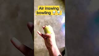 Airimswing bowling trick cricket bowling viralshort [upl. by Akemyt]