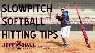 Jeff Hall Softball Hitting Tips  Grip Swing and Followthrough [upl. by Casanova]