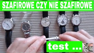 KUPUJESZ ZEGAREK powinieneś to wiedzieć  szkiełko szafirowe czy mineralne w zegarku  TEST [upl. by Blader]