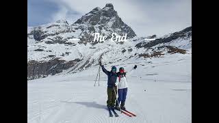 Italy Cervinia April 2022 skiing and having fun [upl. by Sucramrej]