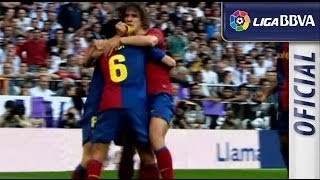 Gol de Puyol en el Real Madrid  FC Barcelona 20082009  HD [upl. by Loella578]