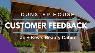 Jo  Kevs Beauty Cabin  Log Cabin Customer Feedback  Dunster House [upl. by Salguod]