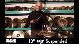 Sabian B8X Suspended Cymbal 18 in [upl. by Navoj]