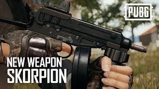 PUBG  New Weapon  Skorpion [upl. by Ardnuassak342]