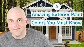 5 Amazing Exterior House Painting Color Ideas You Must Know [upl. by Derian]