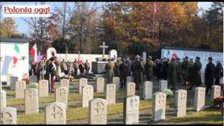 Cerimonia 2011  Cimitero Militare Italiano a Varsavia Bielany [upl. by Jabez]