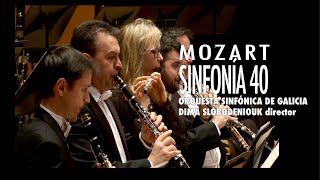 W A Mozart Symphony nº 40  Dima Slobodeniouk  Sinfónica de Galicia [upl. by Schou687]