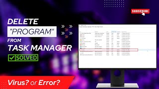 How to delete “Program” in Task Manager Startup Tab in Windows  Broken File or Virus [upl. by Adnawed]