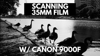 Scanning 35mm Film w Canon Canoscan 9000F MK II [upl. by Adneram]