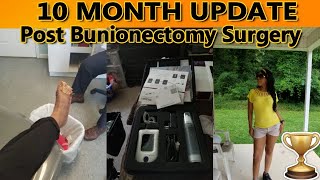 10 Month Post Bunion Surgery  UPDATE  Recovery Process [upl. by Sherrie]