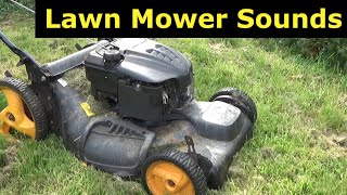 Lawn Mower  Sound Effect Collection [upl. by Lenrad693]