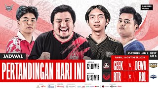 🔴 LIVE  MPL ID S12  Babak Playoffs Hari 1  Bahasa Indonesia [upl. by Cindi]